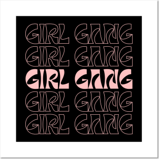 Girl gang Posters and Art